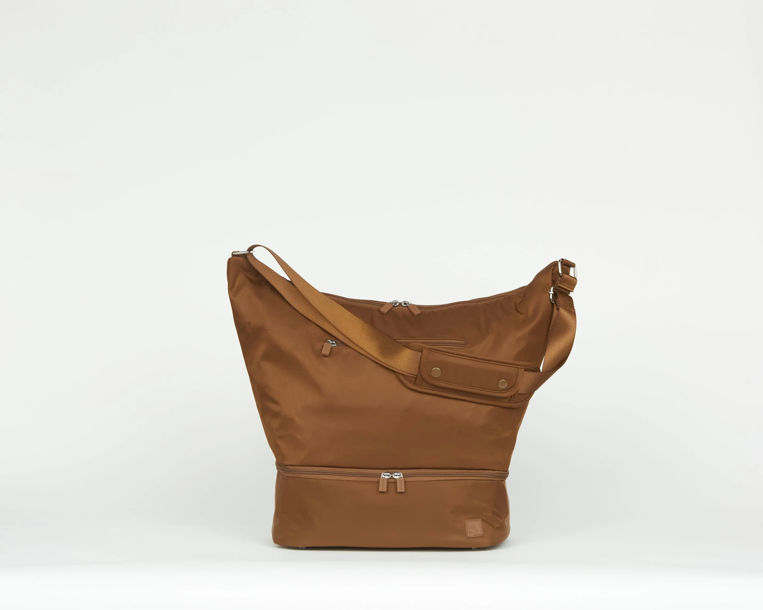 THE XL EVERYDAY ESSENTIALS CROSSBODY WITH 2 STRAPS - SAND — IHKWIP